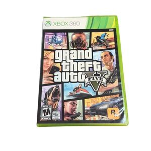 Grand Theft Auto V GTA 5 Microsoft Xbox 360 Rockstar Games 2013 Complete CIB